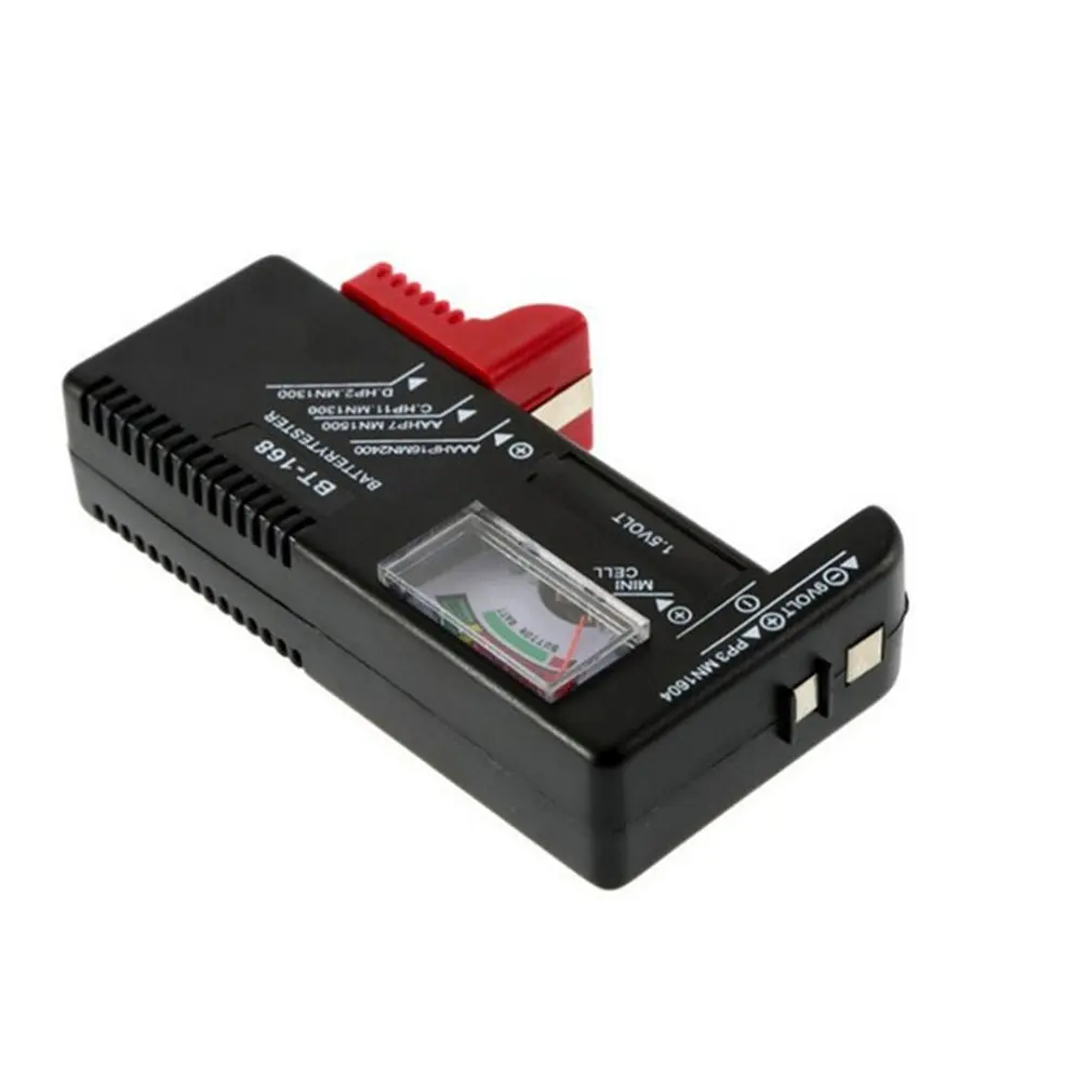 

9V 1.5V Digital Lithium Battery Capacity Tester Checkered load analyzer Display Check AAA AA Button Cell Universal test