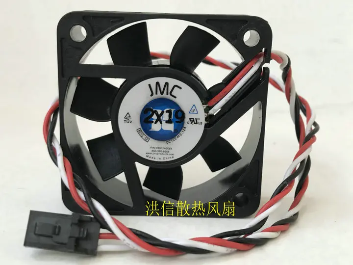 

Original JMC 5015-12 12V 0.12A 3-wire 50*15MM 5CM silent cooling fan
