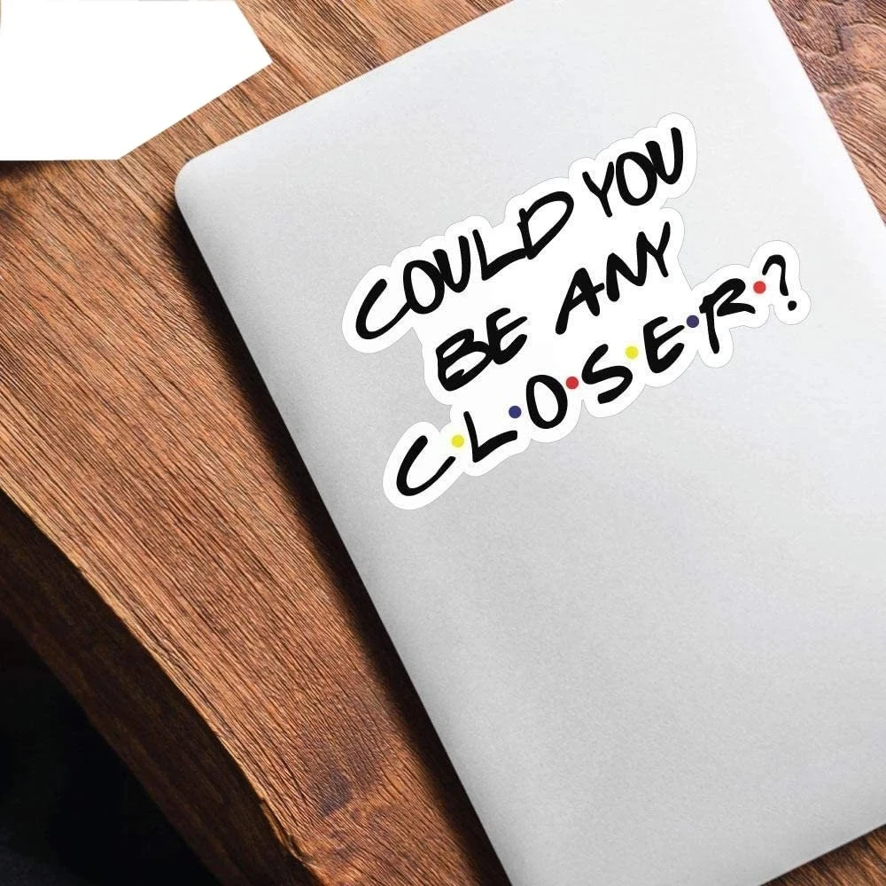 Новая наклейка могли бы вы быть ближе забавная карантинная друг для автомобиля