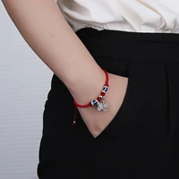 turkish lucky blue evil eye braided bracelets unisex red rope handmade woven adjustable butterfly hand heart pendant bracelets
