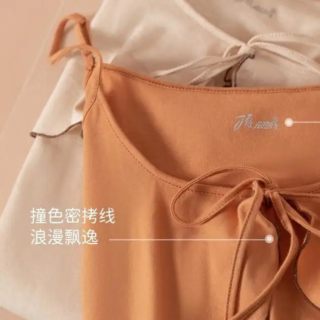 Женская ночная рубашка на подтяжках весна-лето высокая талия корейский стиль