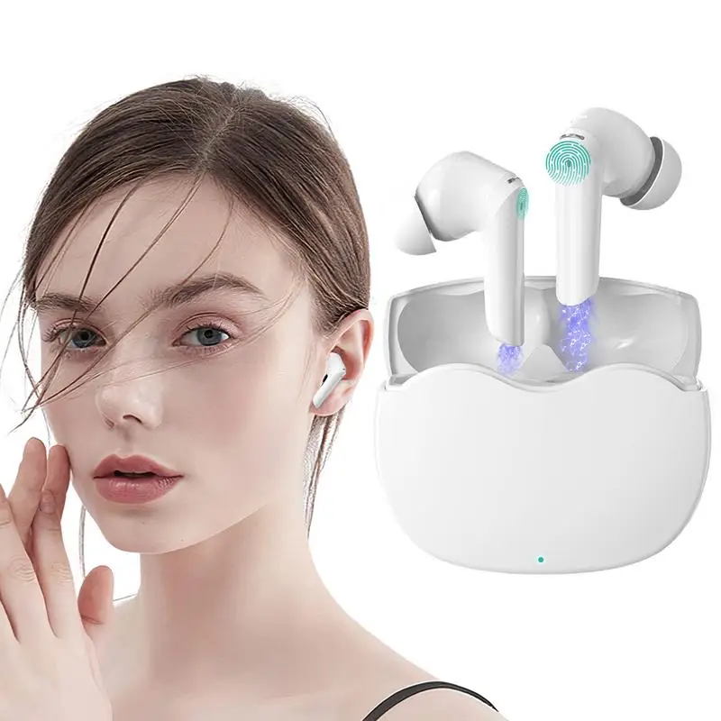 

Шумоподавляющие беспроводные наушники, настоящие Беспроводные водонепроницаемые наушники IPX6, Спортивная гарнитура с защитой от пота и микрофоном, чехол для зарядки