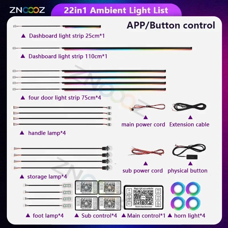 

RGB 22в1 салон автомобиля акриловые автомобильные окружающие освещение для BMW F30 F10 F18 118i 320i 1 3 5 7 серии X3 X4 M3 M4 M5 автомобильные аксессуары