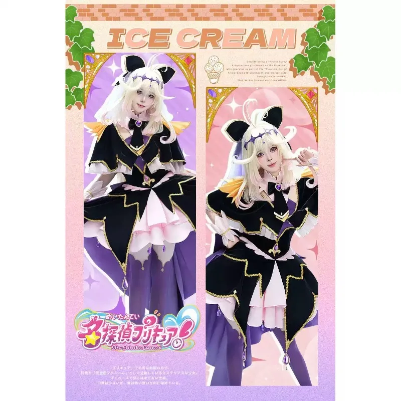 Фото Аниме «Прикюэр!» Костюм для косплея Cure Moria Ruruka: очаровательное платье Лолиты для Хэллоуина и ролевых игр №3