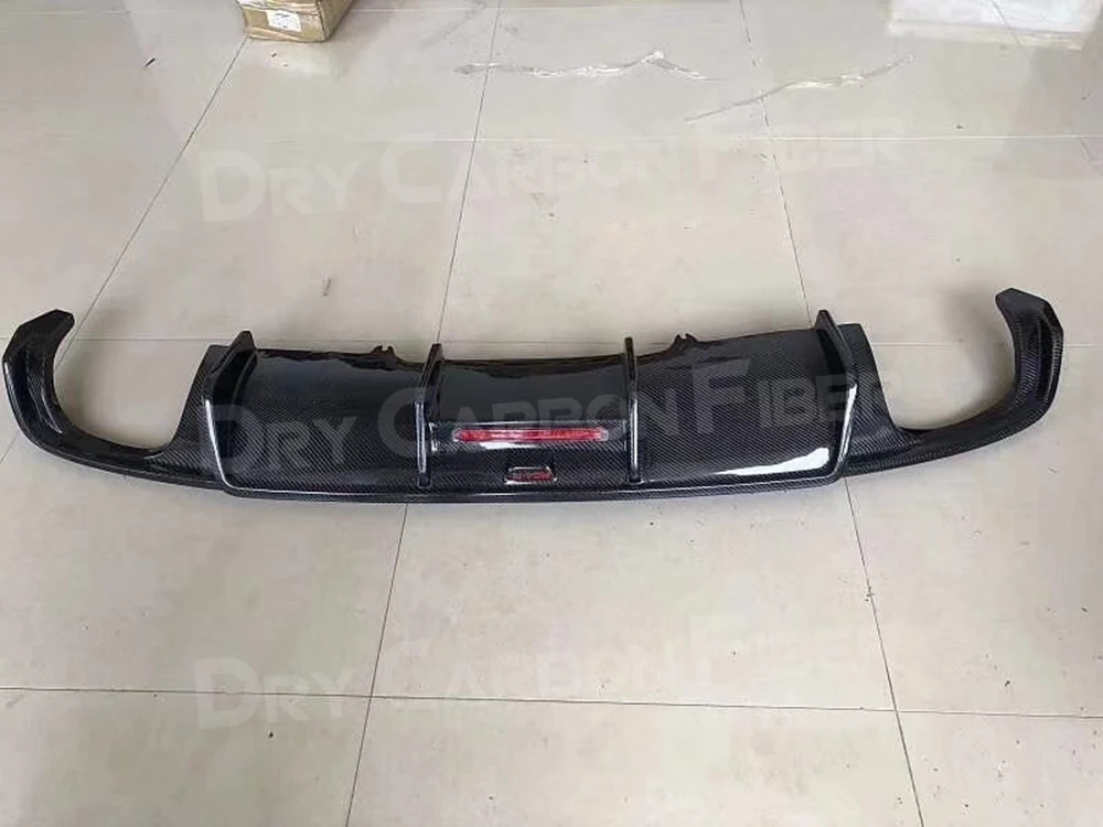 Передний задний бампер из углеродного волокна диффузор спойлер противотуманная