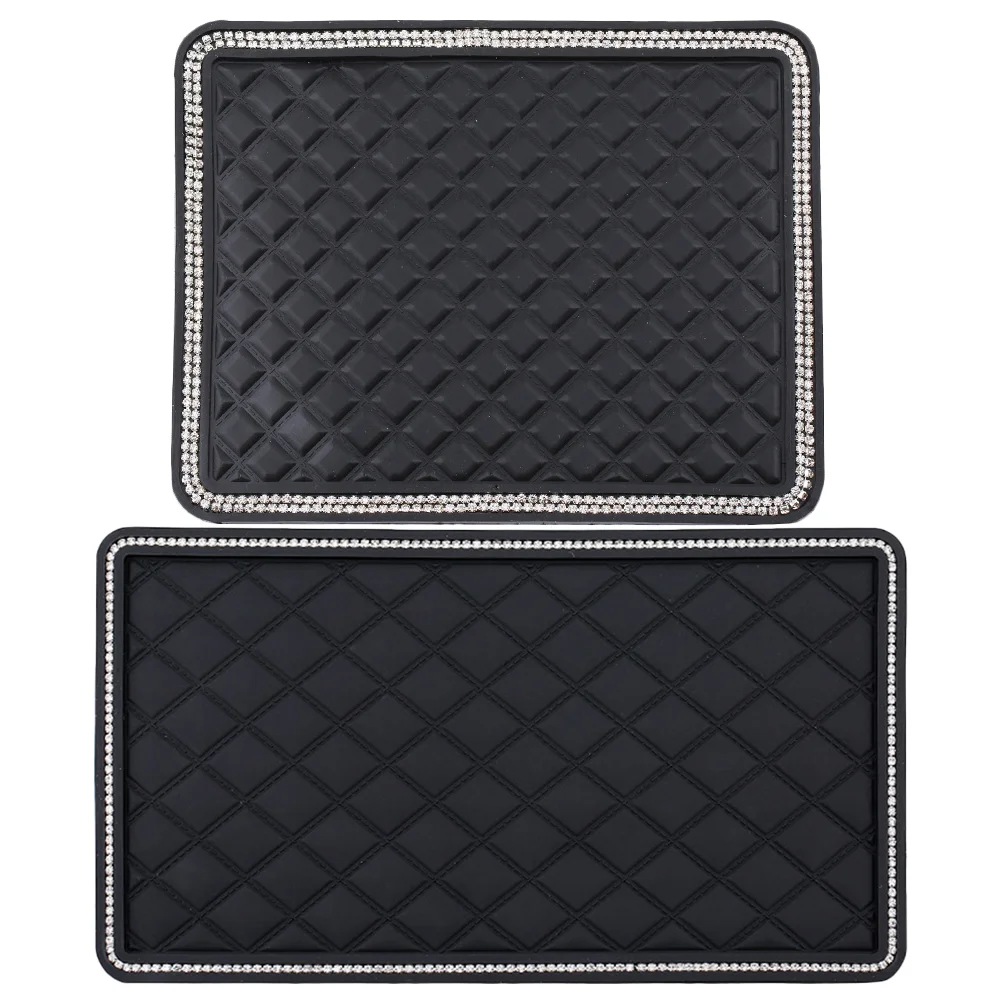 

2PCS Dashboard Mat Dashboard Car Grip Pad Dashboard Holder Pad Dashboard Pad Cover