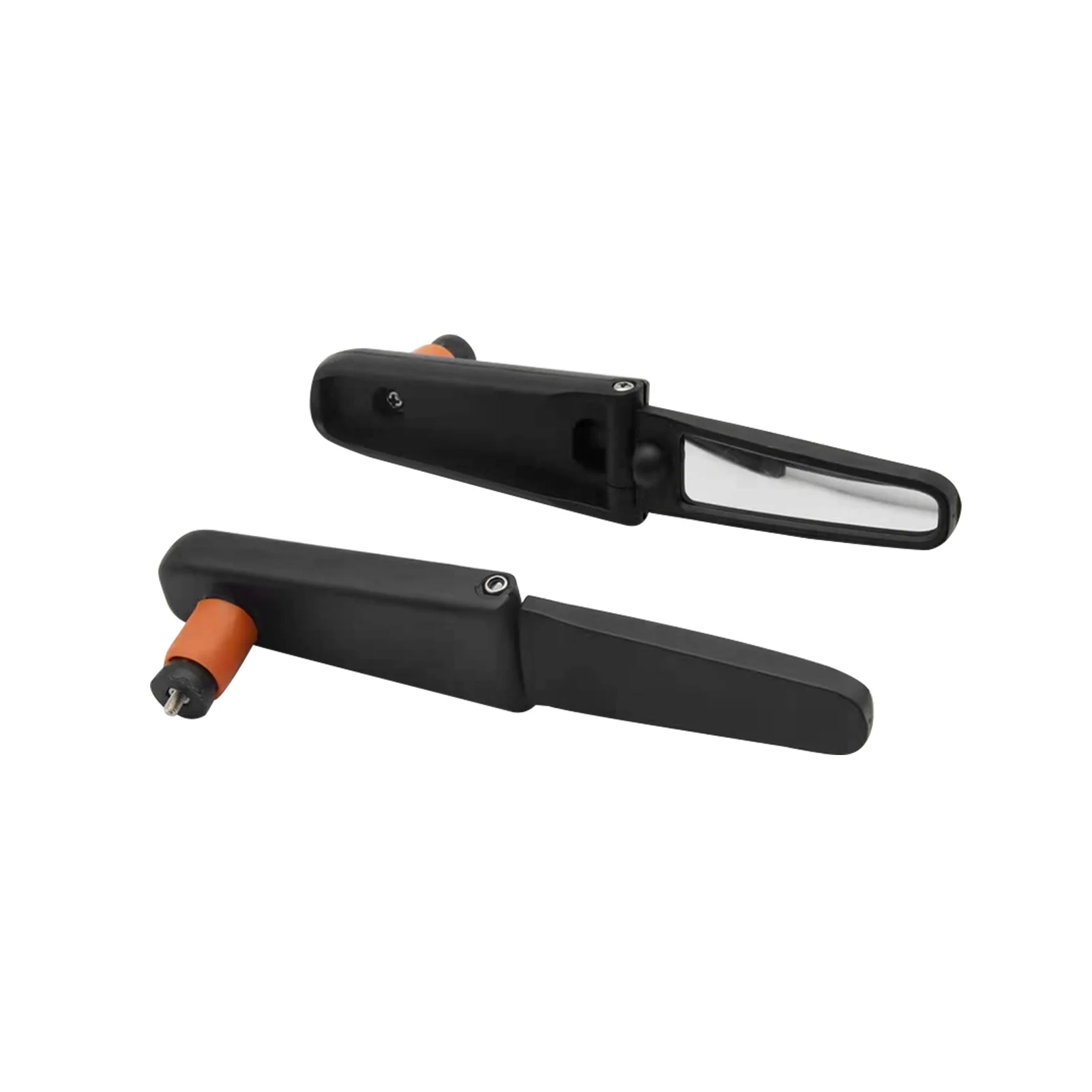 

2pcs Portable Motorcycle Durable Bicycle Handlebar Rearview Mirror Safety Riding ABS Tools Foldable Adjustable Accessories