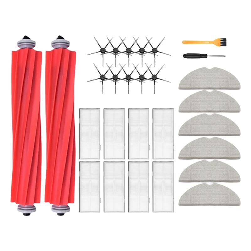 

Запчасти для робота-пылесоса Xiaomi G10S PRO Roborock S7 Maxv Ultra, основная щетка, тряпка, сменные детали