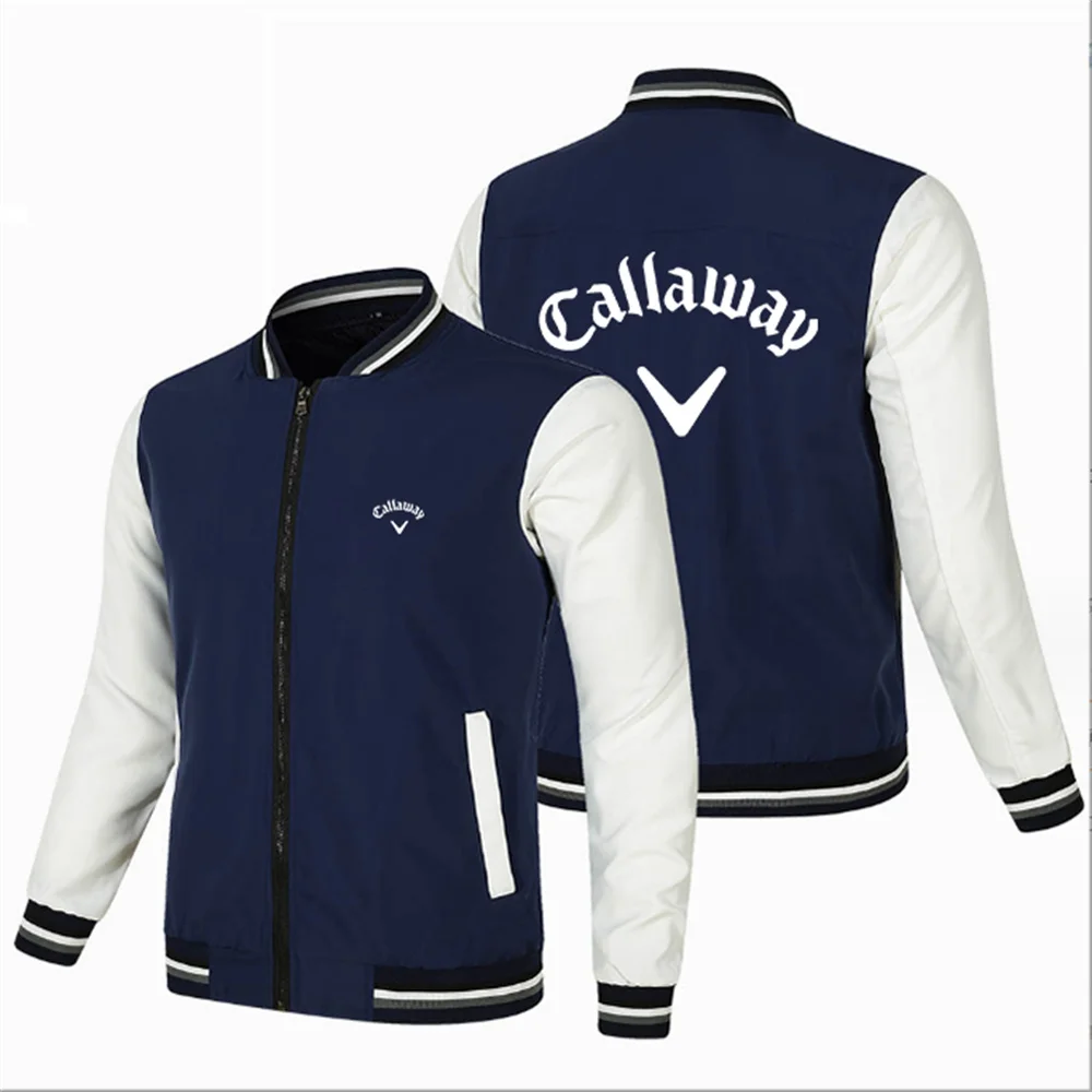 

2022 Autumn Golf Brand Callaway Men's Business Casual Cardigan Jacket High Quality Brand Men's Zipper Jacket Jacke