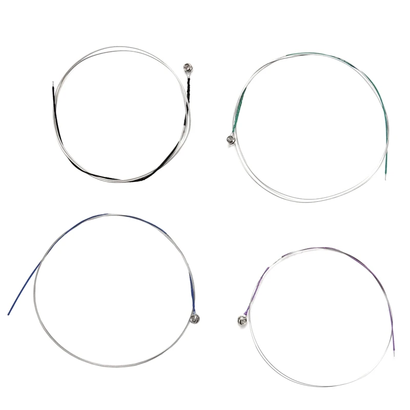 

Умеренная струна для скрипки GDAE стандартного размера, профессиональный Прочный аккорд с высокими и интенсивными формами из никеля и хром о...