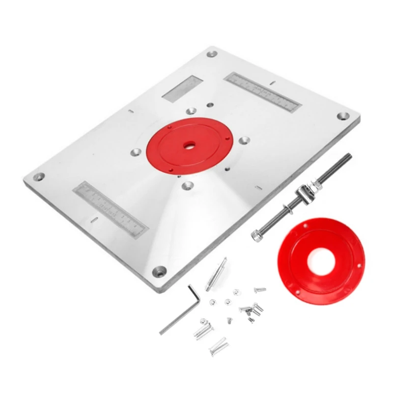 

N58C Aluminum Alloy Router Table Insert Plate Trimmer Engraving Machine for Bench Rou