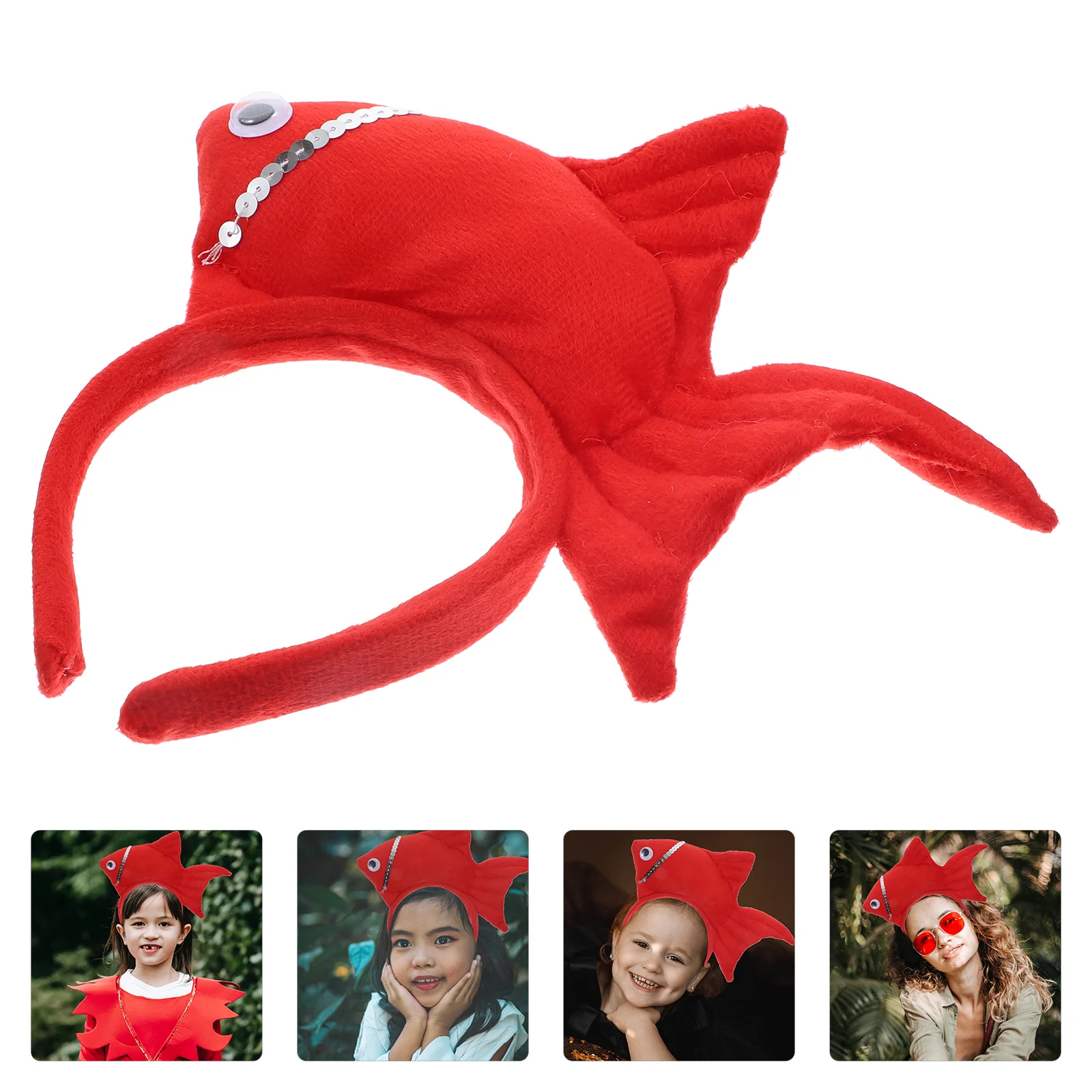 

Goldfish Headband Headhook for Kids, headband Headband for Birthday Dress- Party kids headband Supplies ear headband