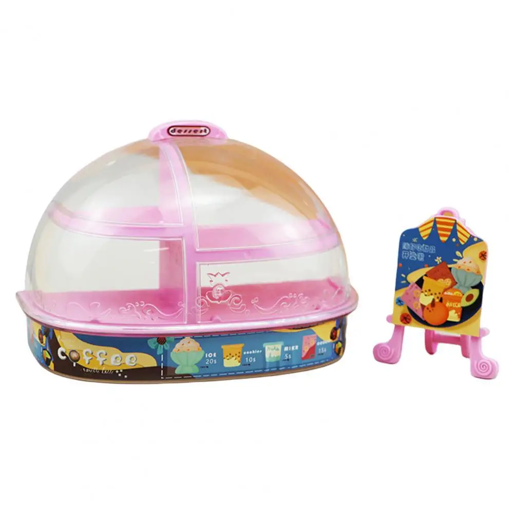 

1 Set Simulation Cake Stand No Burr Lightweight Sturdy DIY Dollhouse Bread Cake Cabinet Dollhouse Cake Stand for Girls