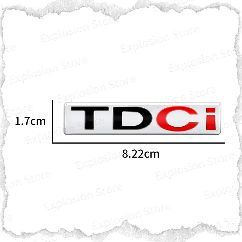 1 шт. автомобильный декор 3D металлический хромированный логотип TDCI значок