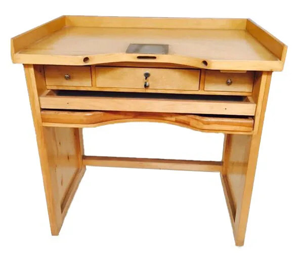 

93x61x95CM Pine wooden jewellers DIY workbench jewelry making station plans tools drawer jewelers wood table bench desk