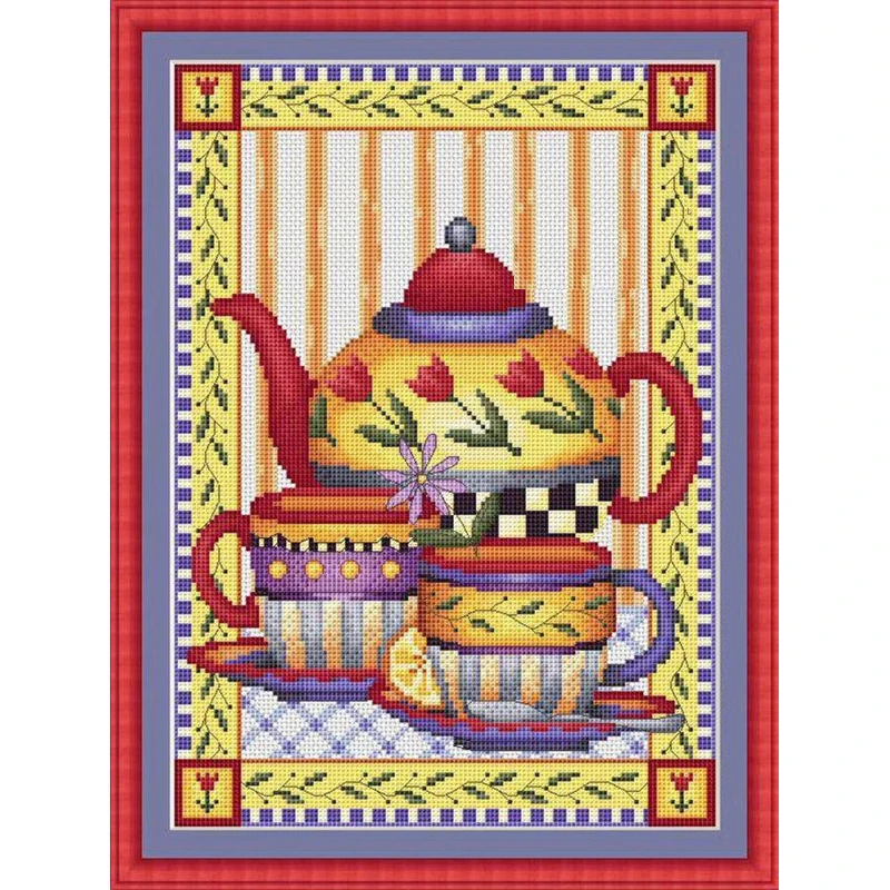 Набор для вышивки крестиком ZZ9719 рукоделие искусственная хлопчатобумажная нить