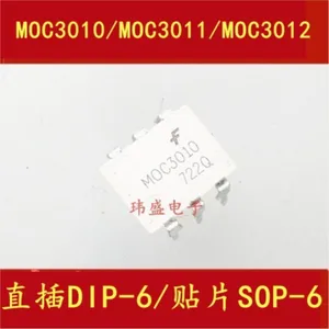 (10 Pieces) MOC3010 MOC3011 MOC3012 MOC3010M MOC3011M MOC3012M SOP-6 DIP-6 New Original