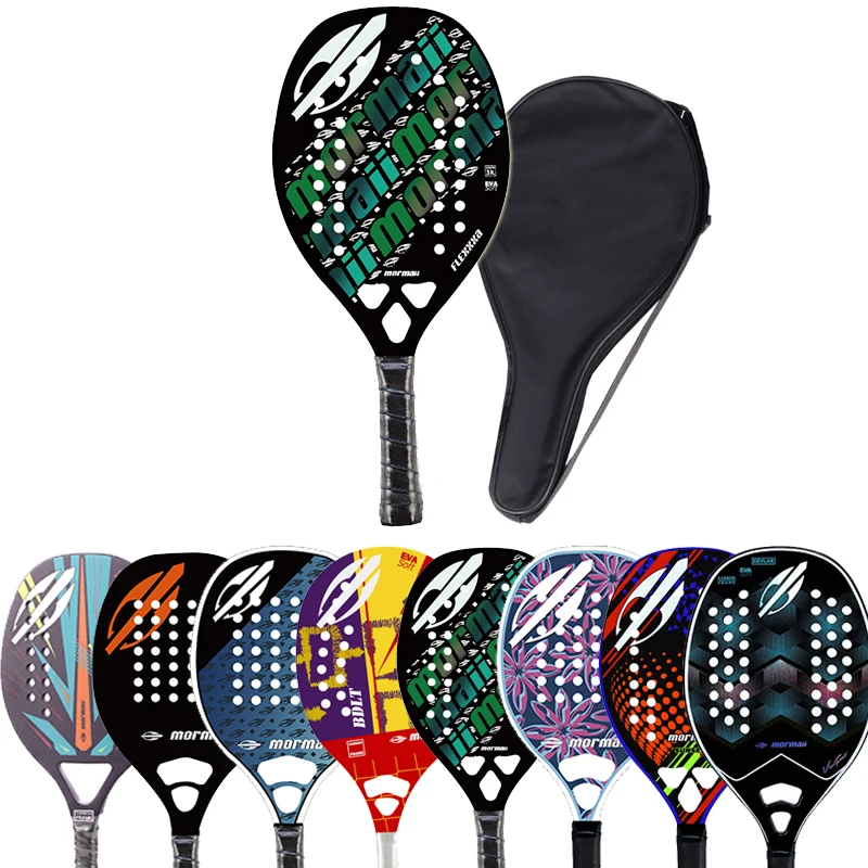 Бренд Carbono 3K Raquetes M профессиональная ракетка для пляжного тенниса мягкая Mormaii EVA
