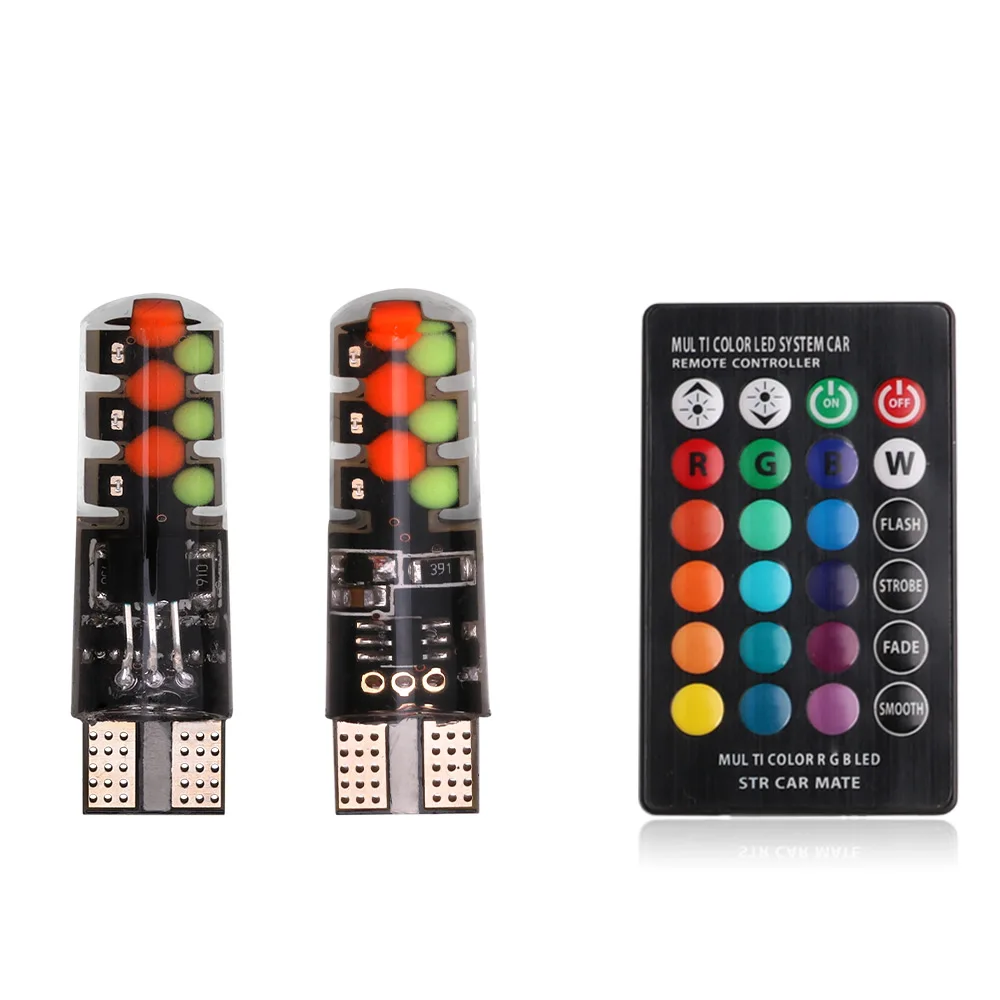 

T10 W5W BULB Wireless Remote w5w car lamps led t10 License Plate Clearance Lights Corner light Reading Light Car interior lights