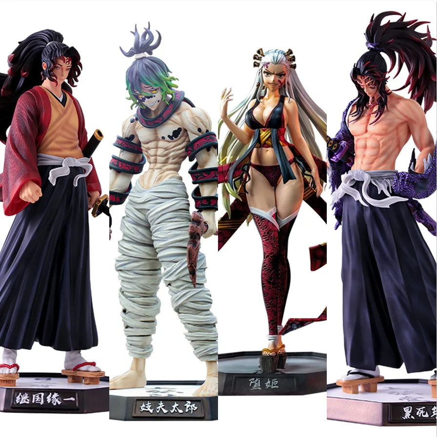 

30cm Demon Slayer Figure Toy Dynamics Gyuutarou Daki Agatsuma Zenitsu Tsuyuri Kanawo Kamado Tanjirou Statue Decoration Doll