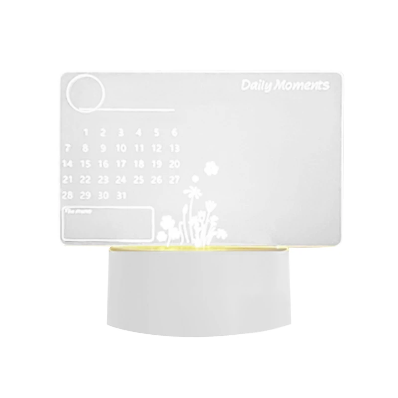 

Note Board Creative LED Night Light USB Message Board Holiday Light With Pen Gift For Decoration Night Lamp