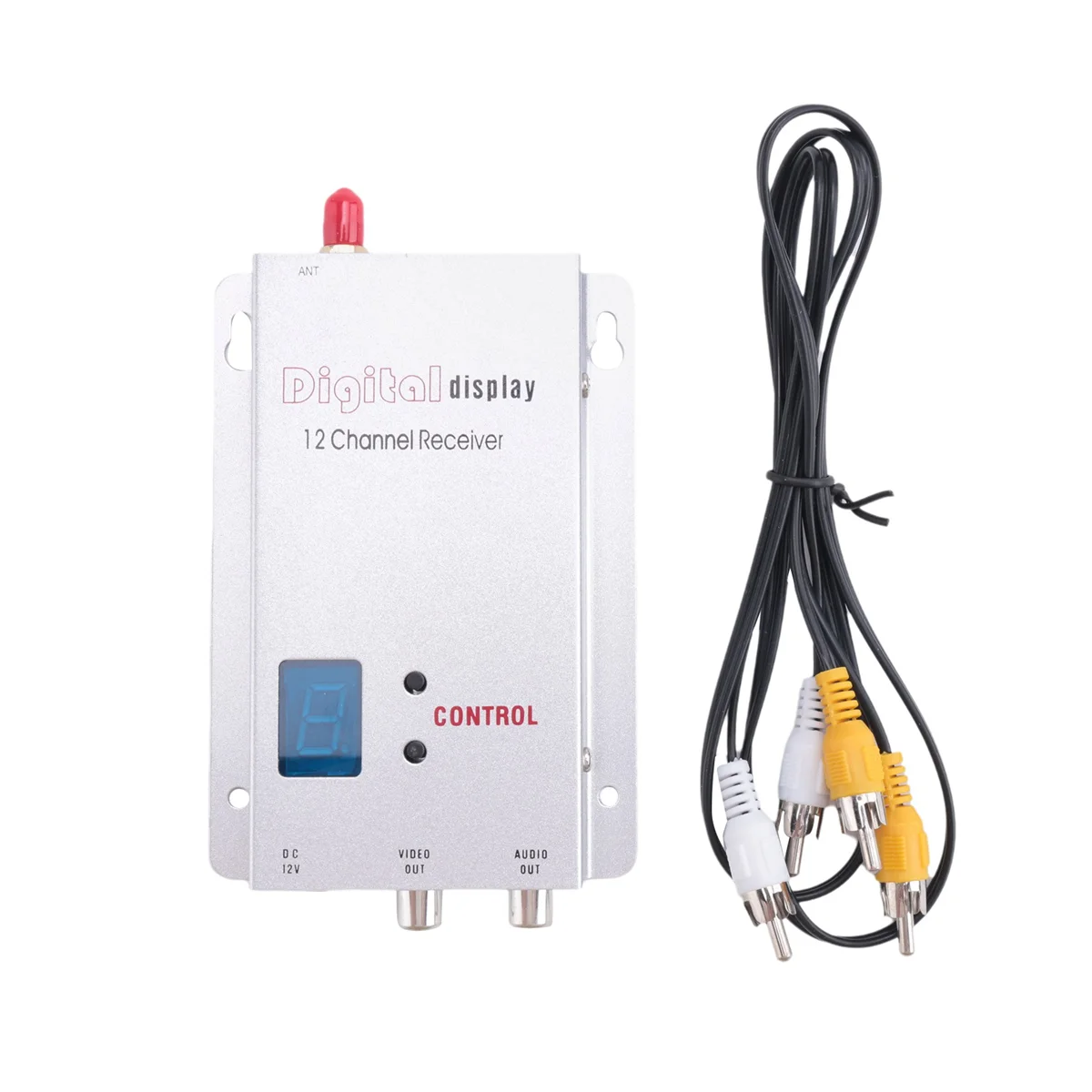 Приемник FPV 1.2G 1.3G VRX 12-канальный цифровой дисплей для модели RC дрона дальнего