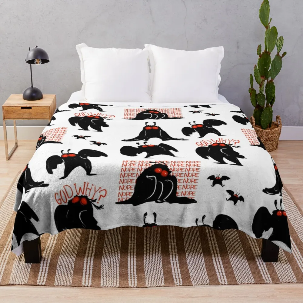 

And It's Mothman! Throw Blanket Oversized Throw Blanket