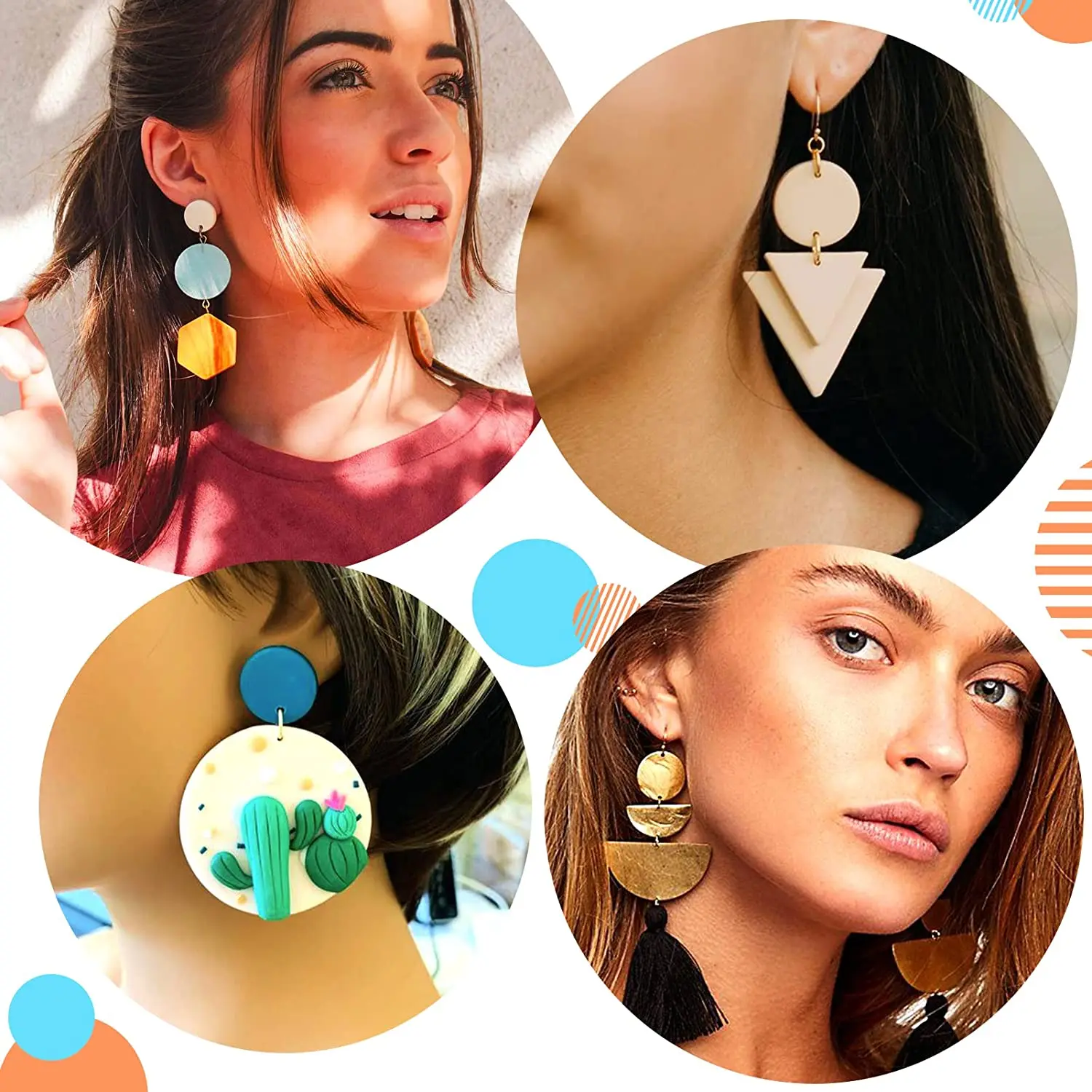 Ремешок для глины дизайнерских сережек сделай сам форма резки узоров из