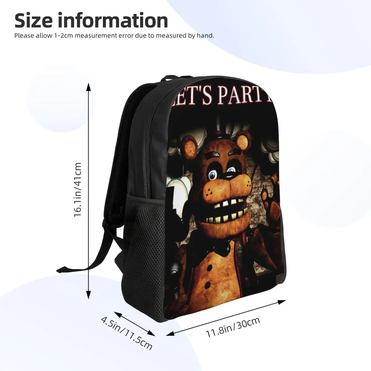 Фото Рюкзак FNAF At Freddys для детей, легкая школьная сумка для девочек и мальчиков для детского сада №4