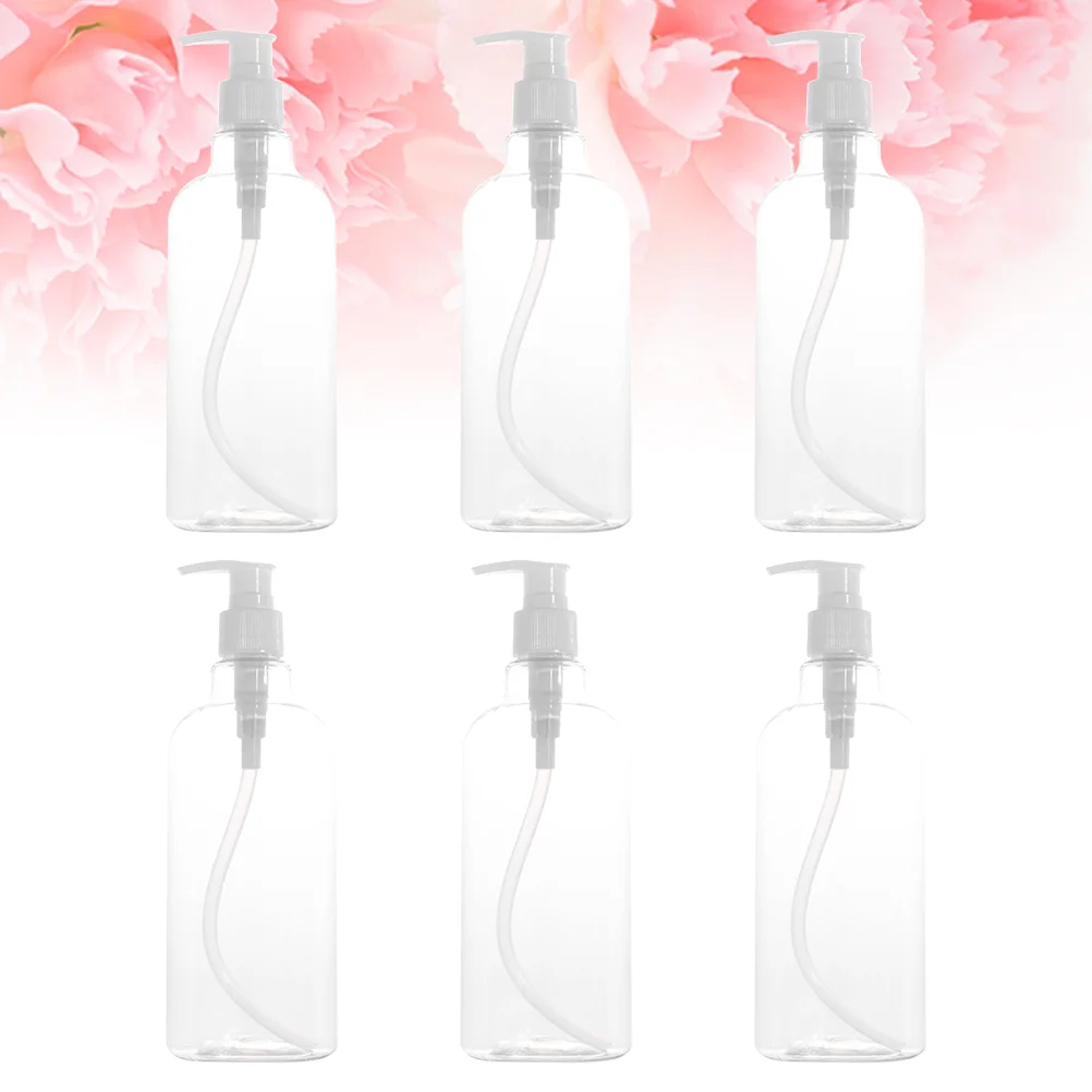 

6pcs Bottle Makeup Press Bottle Foaming Dispensers Refillable Sample