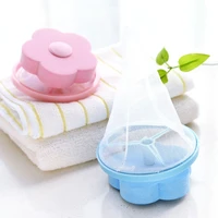 collection pouch cleaning balls washing machine hair filter floating pet fur lint hair removal catcher reusable mesh dirty
