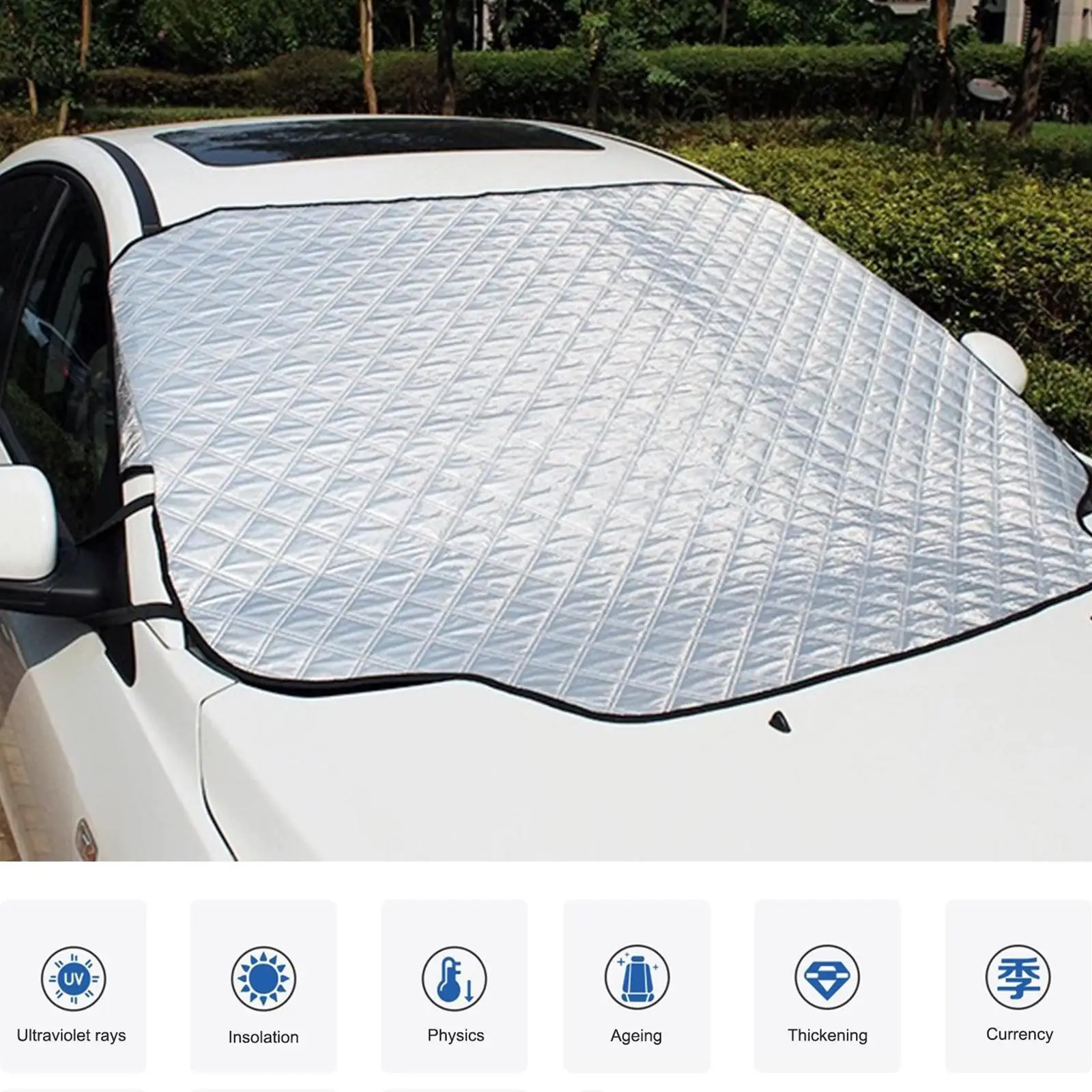 

Car Cover Car Cover Windshield Sunshade Outdoor Waterproof Anti Ice Frost Auto Protector Winter Automobiles Exterior Cover