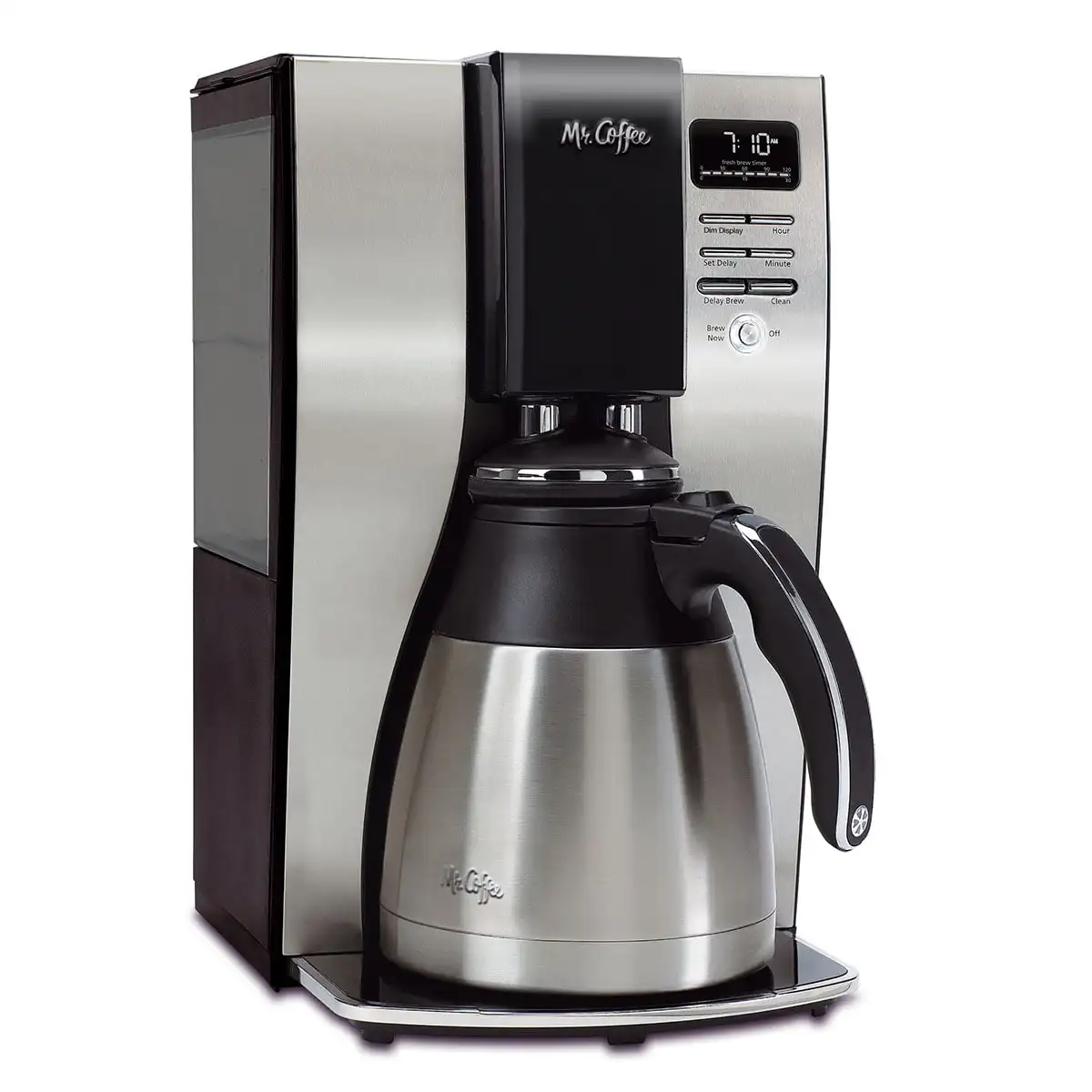 Silver 10 Cup Drip Coffee Maker