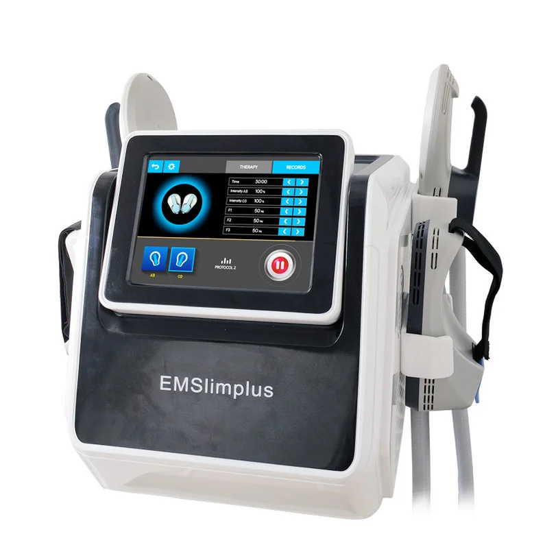 

2 Handles Body Sculpting Hiemt Slimming Devices Electromagnetic Muscle Builiding Emslim Ems Stimulation Body Sculpt Equipment
