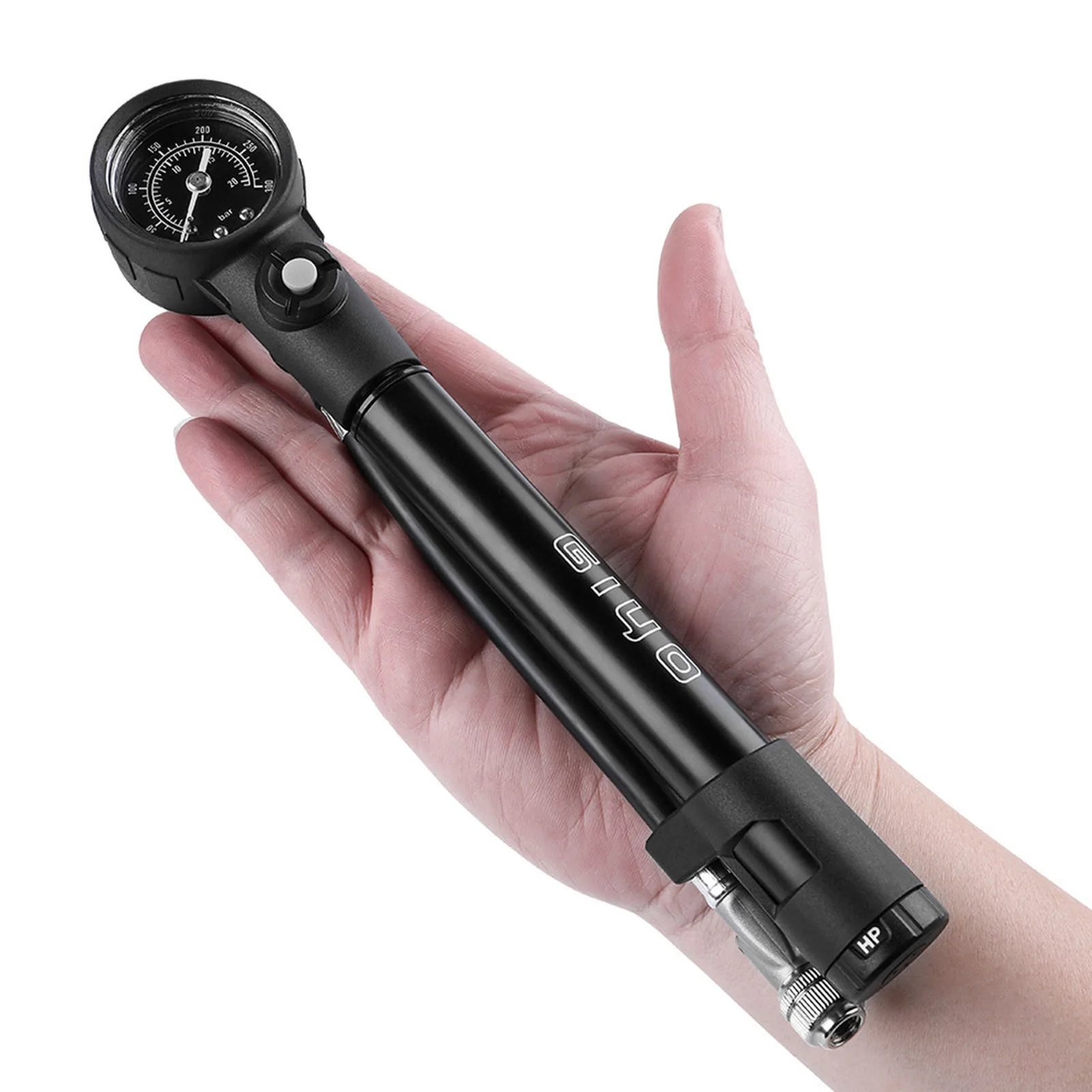 

Bike Air Pump Mini Portable Hand Bicycle Pump With Pressure Gauge Bicycle Pump Compatible With Presta And Schrader Valve For