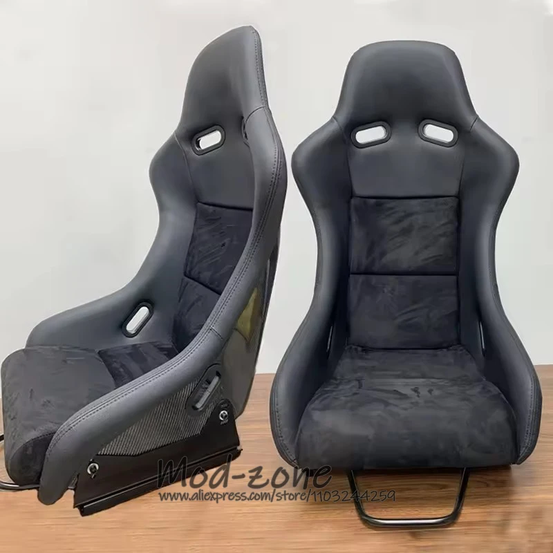 Легкое сиденье Monster из углеродного волокна стекловолокна искусственной кожи