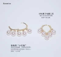 pearl earrings nail pendant female 2021 new temperament high sense online celebrity explosions ins does not fade cold wind