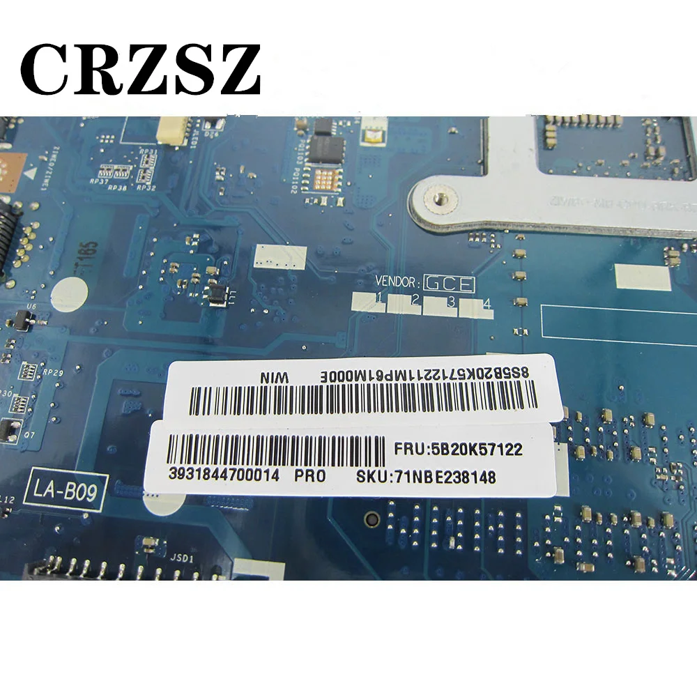 Материнская плата для ноутбука модель CSRZSZ Lenovo 5B20K57122 с искусственным процессором