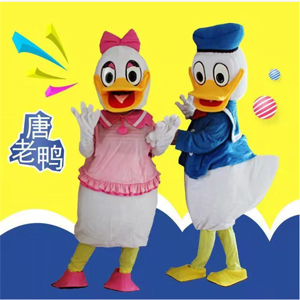 

Donald Duck Snow Treasure Mascot Costume Adult Cartoon Character Set Return Banquet Photo Birthday Party Plush Clothes DSN7887