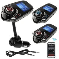 wireless fm modulator aux audio mp3 player usb car charger handsfree bluetooth compatible car kit fm transmitter car accessories