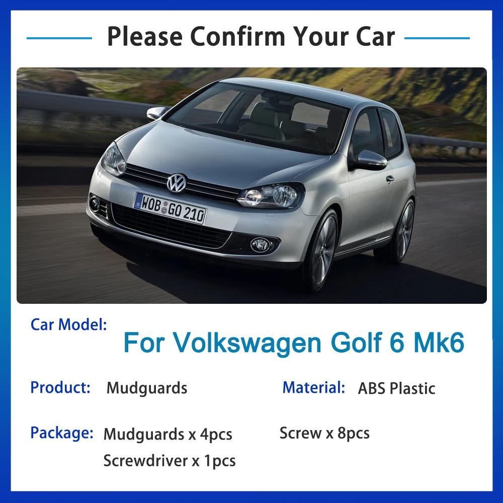 Брызговики для Volkswagen Golf 6 Mk6 2009 ~ 2013 |