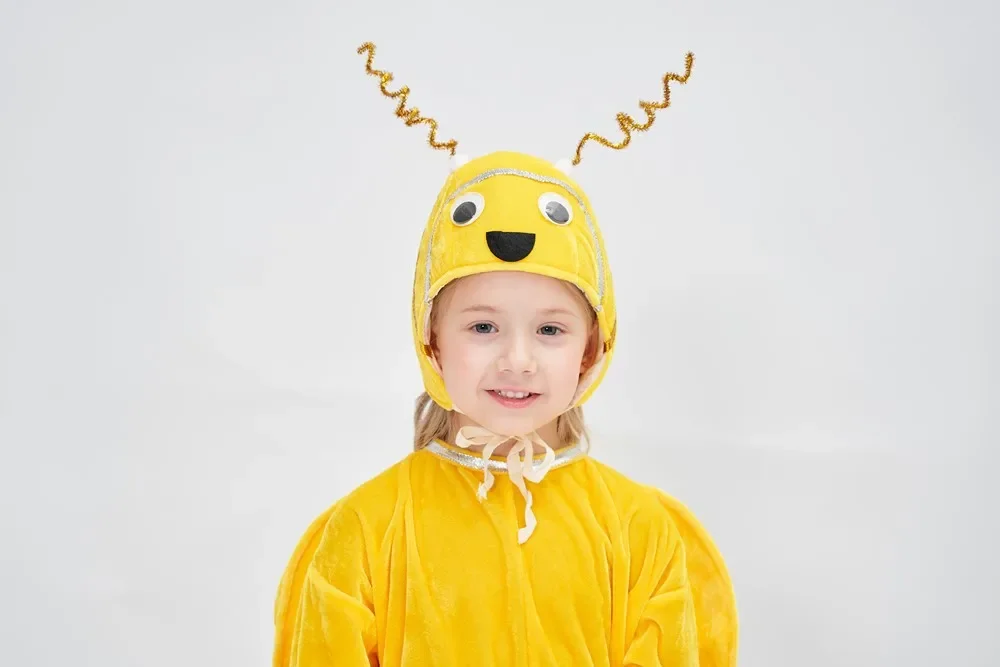 Костюмы для выступлений с изображением мультяшных животных на Новый год и