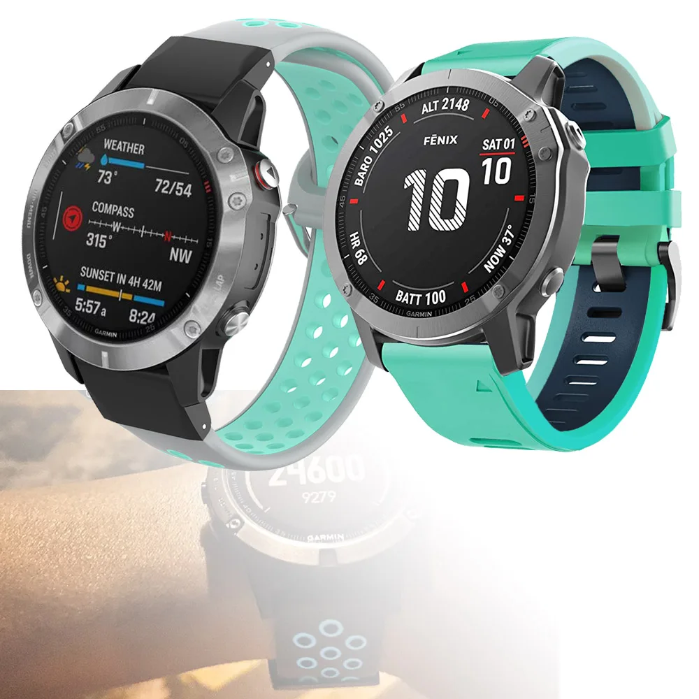 

Ремешок силиконовый для смарт-часов SUunto 3 Fitness/9 PEAK, браслет для часов COROS PACE 2/APEX 42 46 мм