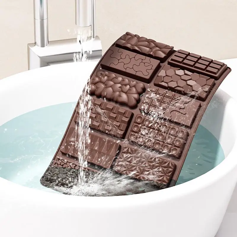 3D прямоугольная силиконовая форма формы для выпечки мусса торта свечи желе