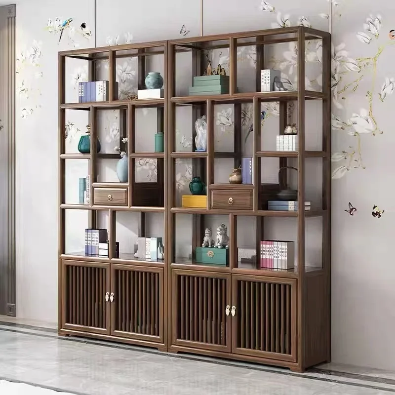 НОВЫЕ антикварные полки в китайском стиле из массива дерева старинном павильон