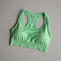 women sports bra padeed top workout top running vest push up fitness yoga bra underwear breathable gym accessories women