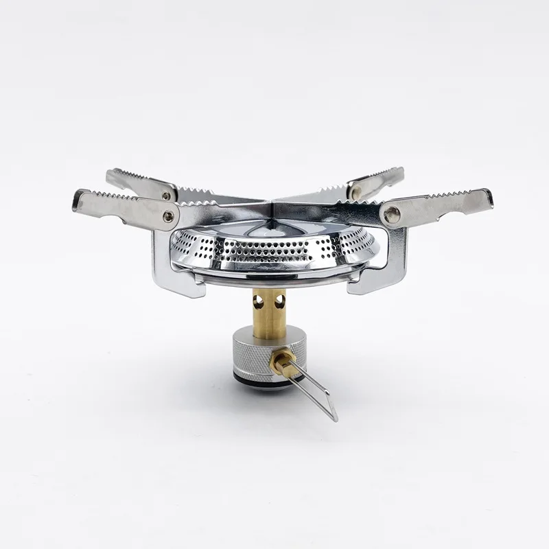 

Integrated Outdoor Stove Head Camping Gas Stove Portable Disc High-power Picnic Stove Butane Flat Gas Tank Stove