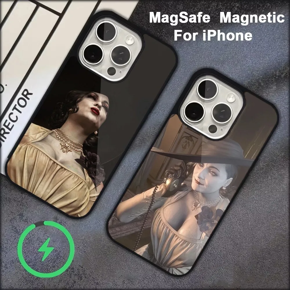 Чехол для телефона R-Residents E-Evils-s Game iPhone 16 15 14 13 12 11 Pro Max Plus Mini Magsafe магнитный чехол