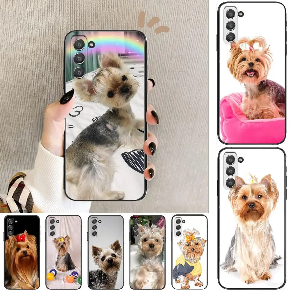 

Yorkshire Terrier Yorkie Dog Phone cover hull For SamSung Galaxy s6 s7 S8 S9 S10E S20 S21 S5 S30 Plus S20 fe 5G Lite Ultra Edge