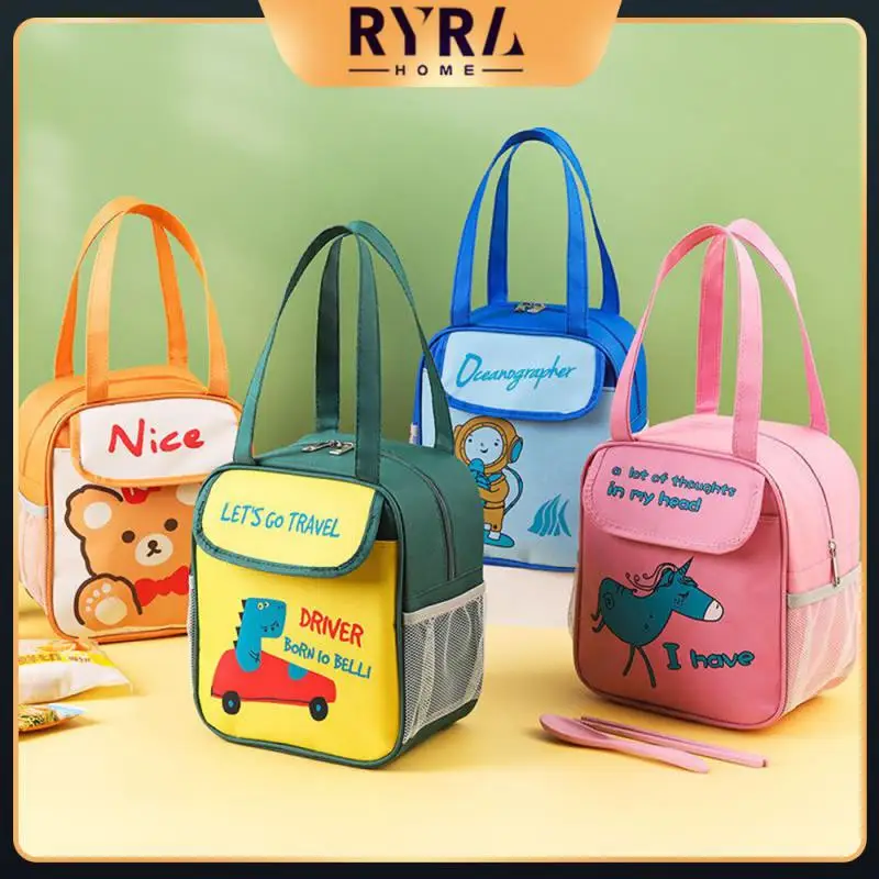 

Stable High-value Cute Lunch Bag Convenient Lunch Box Bag Portable Bento Container Kitchen Supplies New Fresh-keeping Meal Bag